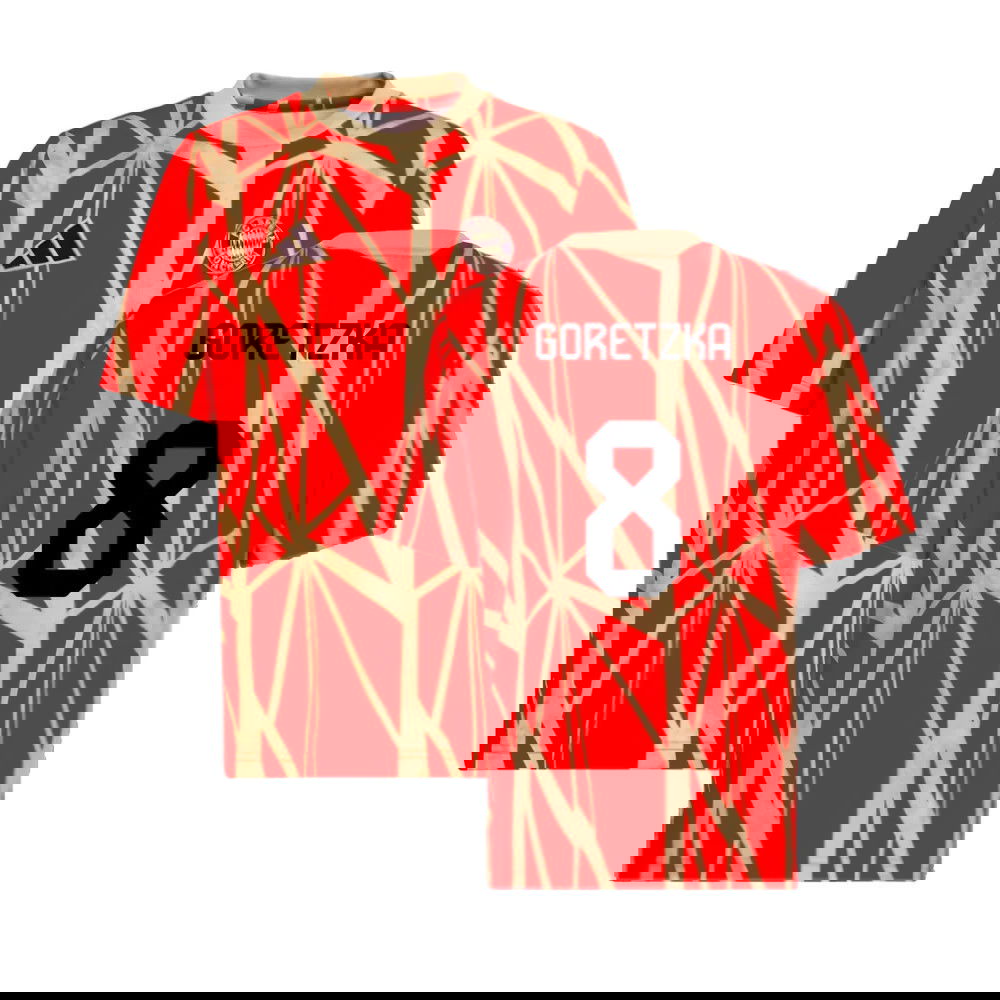 2024-2025 Bayern Munich Pre-Match Shirt (Red) (Goretzka 8)
