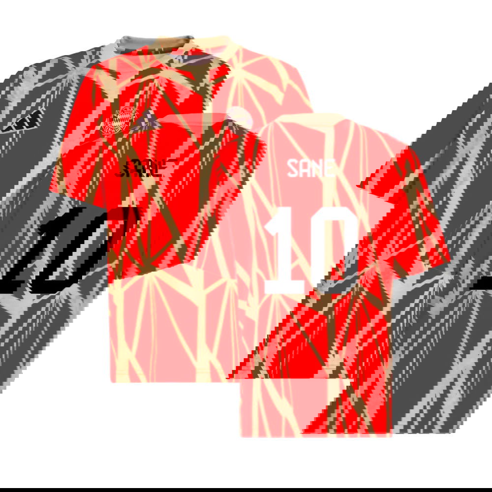 2024-2025 Bayern Munich Pre-Match Shirt (Red) (Sane 10)