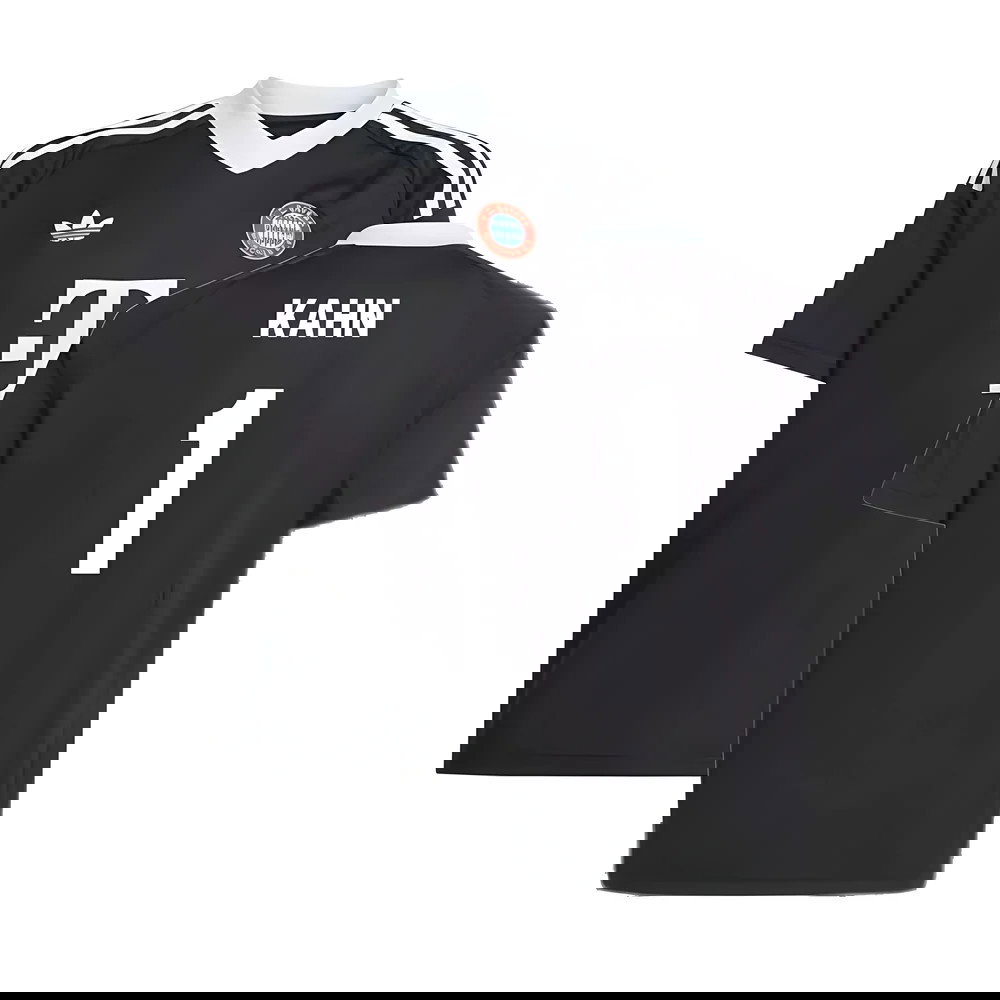 2024-2025 Bayern Munich Third Goalkeeper Shirt (Black) - Kids (Kahn 1)