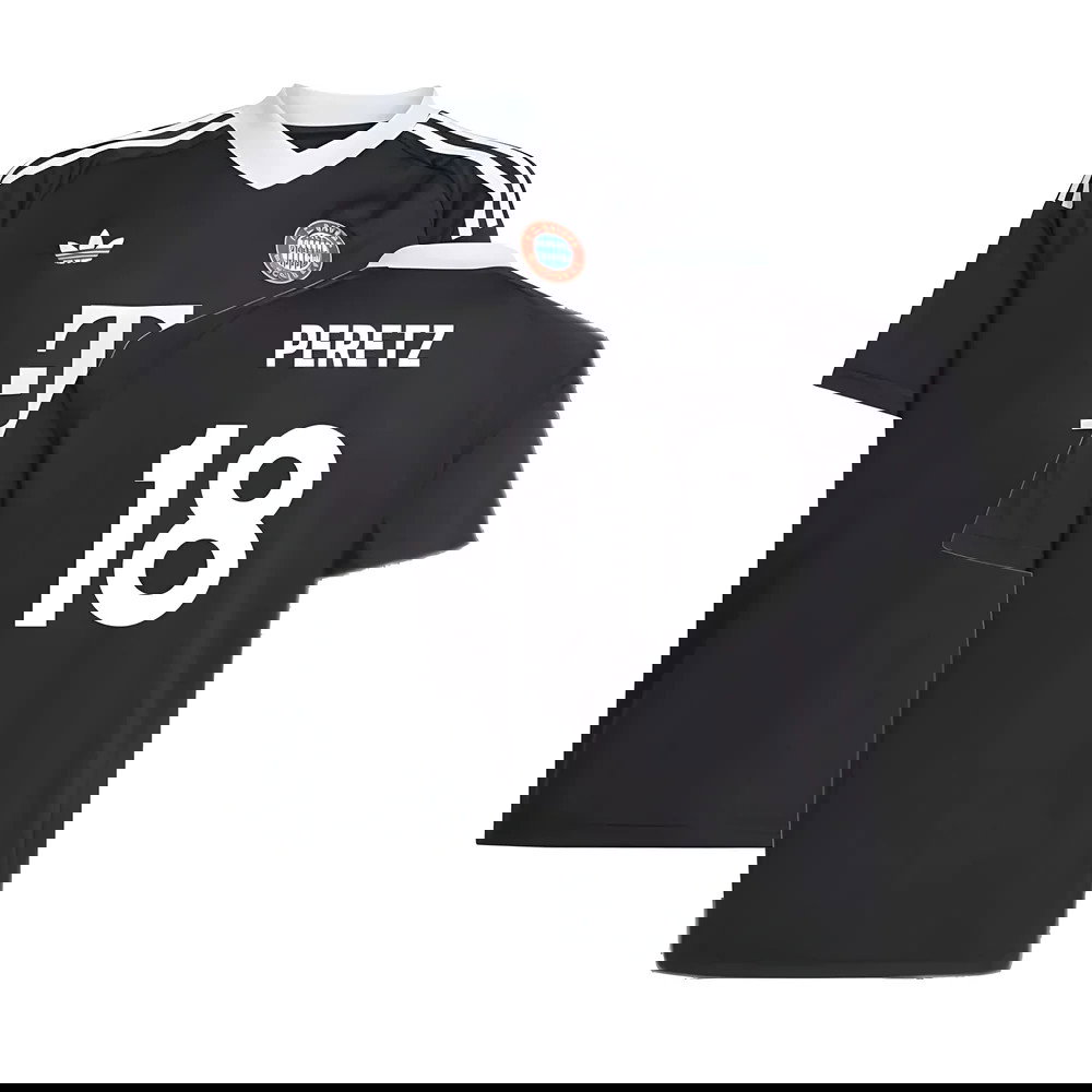 2024-2025 Bayern Munich Third Goalkeeper Shirt (Black) - Kids (Peretz 18)
