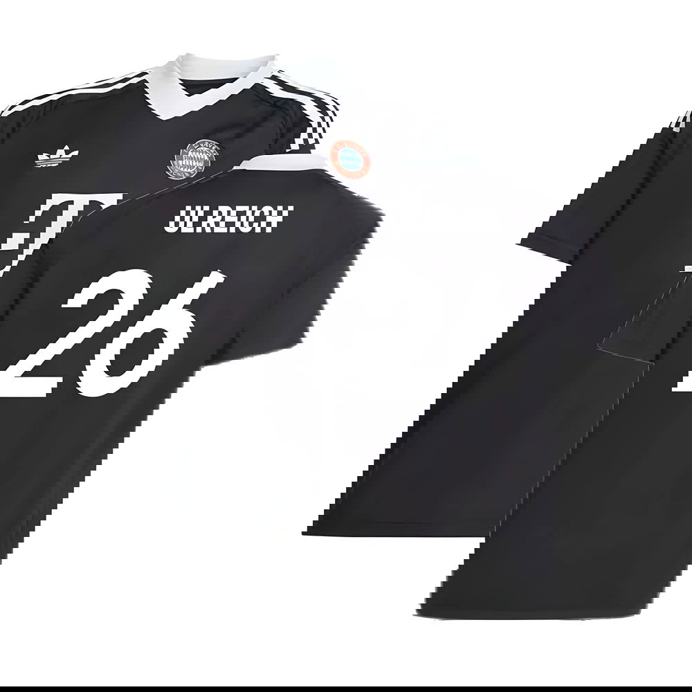 2024-2025 Bayern Munich Third Goalkeeper Shirt (Black) - Kids (Ulreich 26)