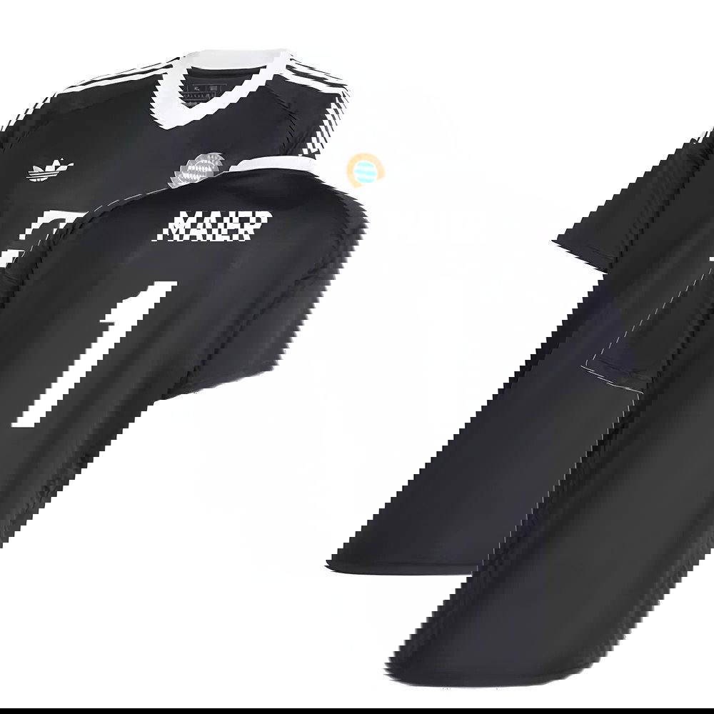 2024-2025 Bayern Munich Third Goalkeeper Shirt (Black) (Maier 1)