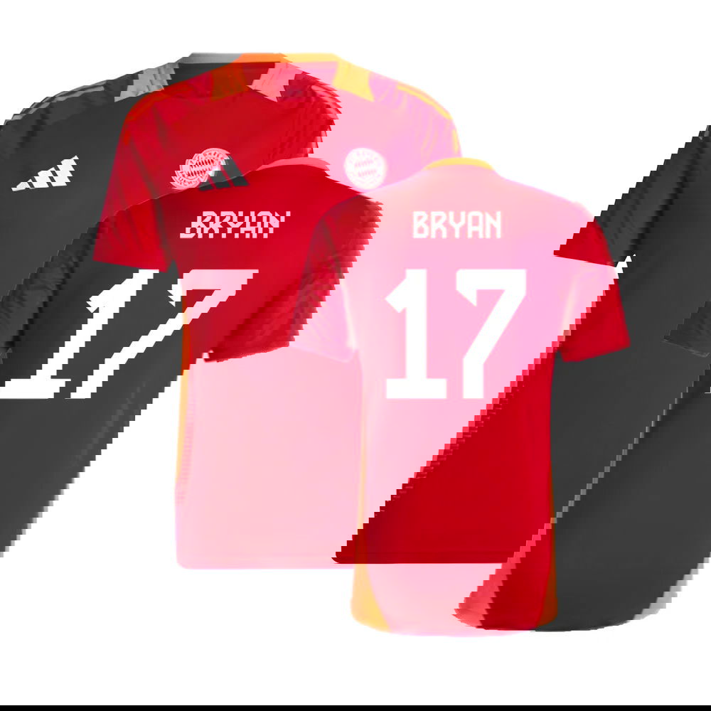 2024-2025 Bayern Munich Training Shirt (Red) (Bryan 17)