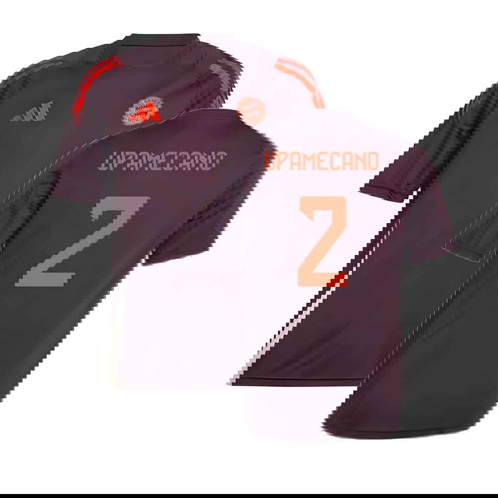 2024-2025 Bayern Munich Training Tee (Shadow Maroon) - Kids (Upamecano 2)