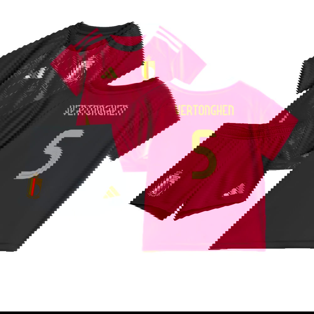 2024-2025 Belgium Home Baby Kit (Vertonghen 5)