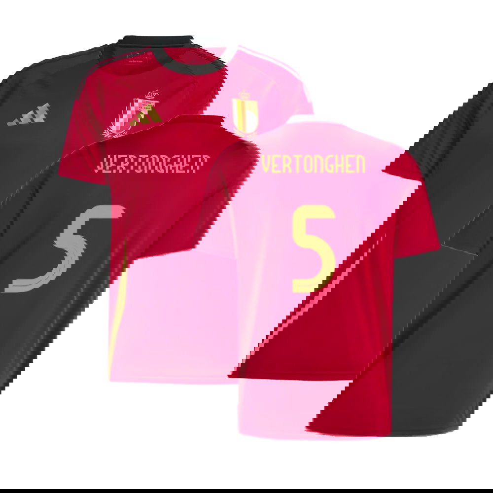 2024-2025 Belgium Home Fan Shirt (Vertonghen 5)
