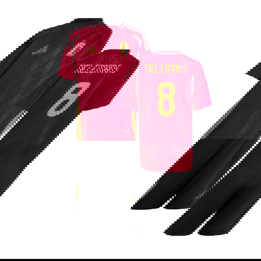 2024-2025 Belgium Home Mini Kit (Tielemans 8)