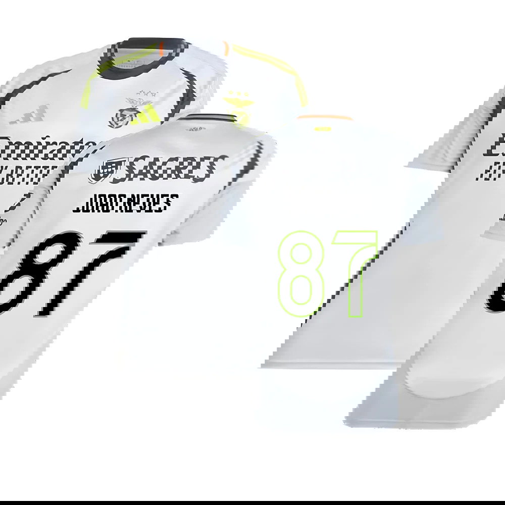 2024-2025 Benfica Third Shirt (Joao Neves 87)