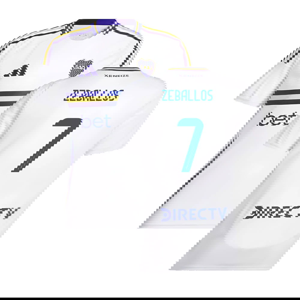 2024-2025 Boca Juniors Away Shirt (Zeballos 7)