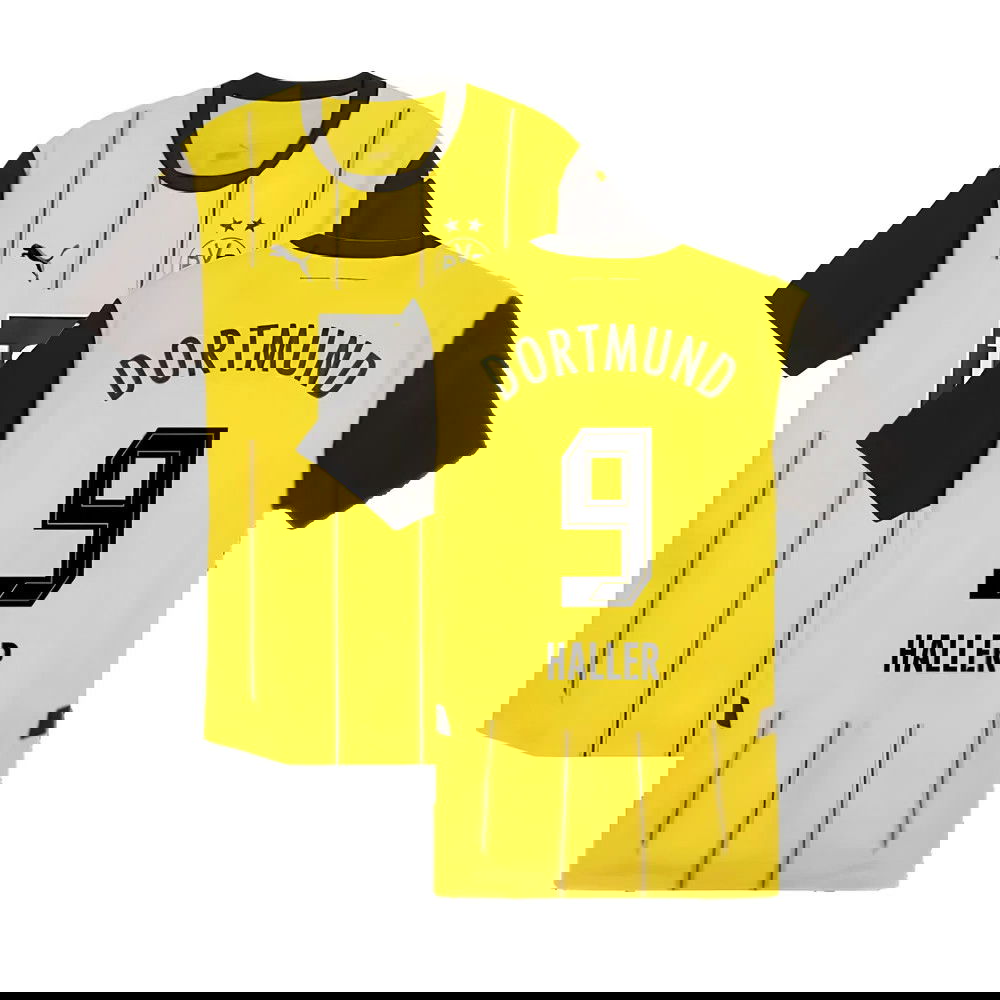 2024-2025 Borussia Dortmund Authentic Home Shirt (Haller 9)