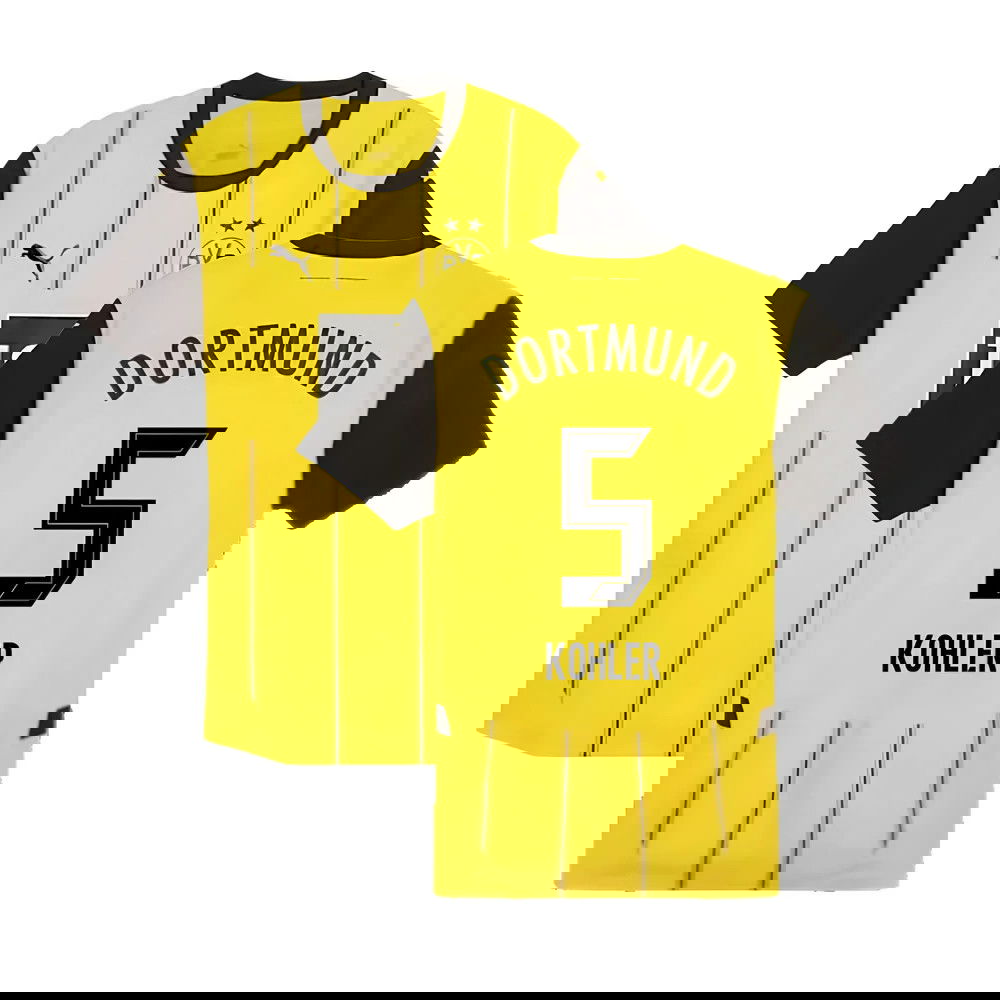 2024-2025 Borussia Dortmund Authentic Home Shirt (Kohler 5)
