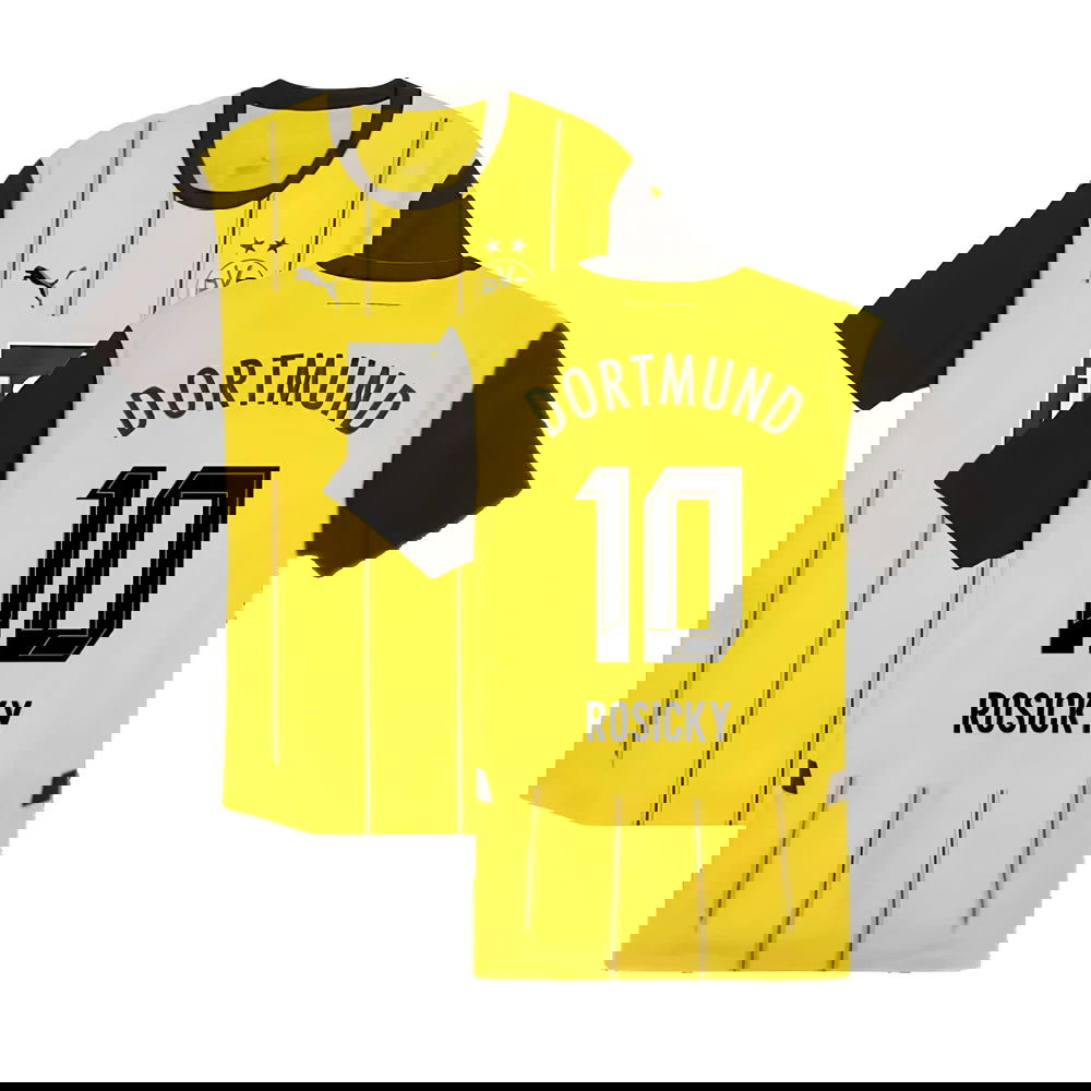 2024-2025 Borussia Dortmund Authentic Home Shirt (Rosicky 10)