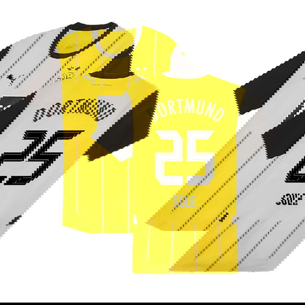 2024-2025 Borussia Dortmund Authentic Home Shirt (Sule 25)