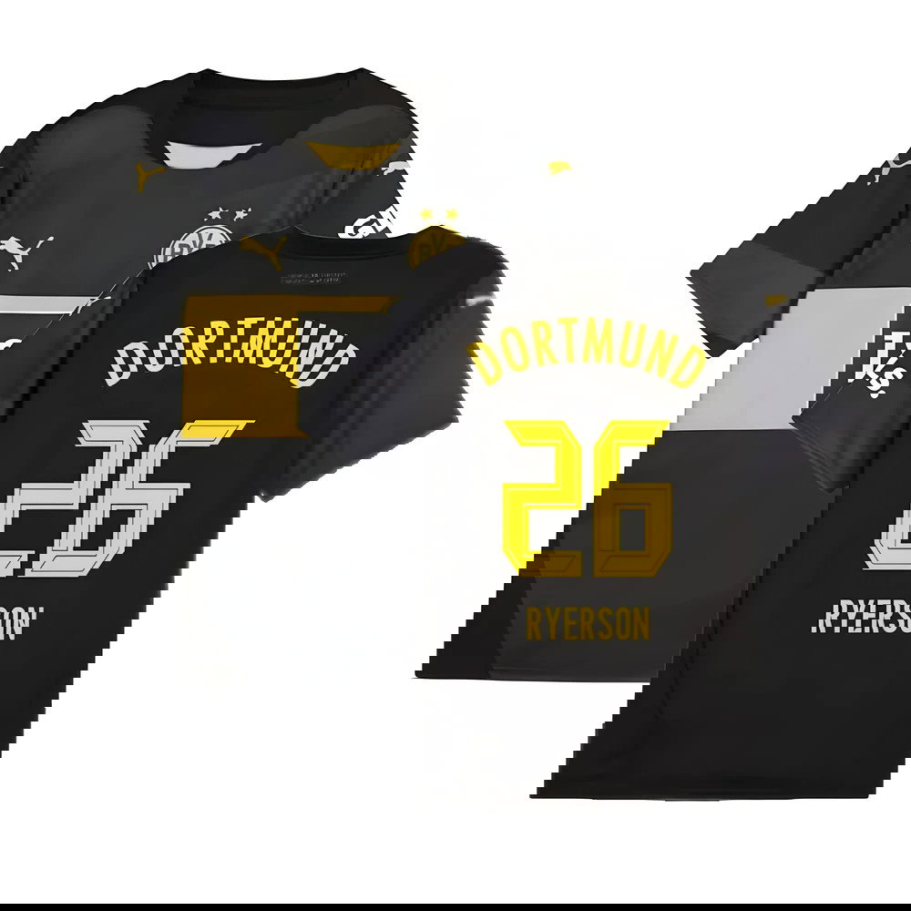 2024-2025 Borussia Dortmund Away Shirt (Kids) (Ryerson 26)