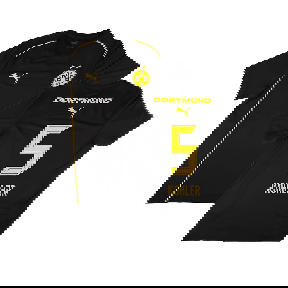 2024-2025 Borussia Dortmund Casuals Tee (Black) (Kohler 5)