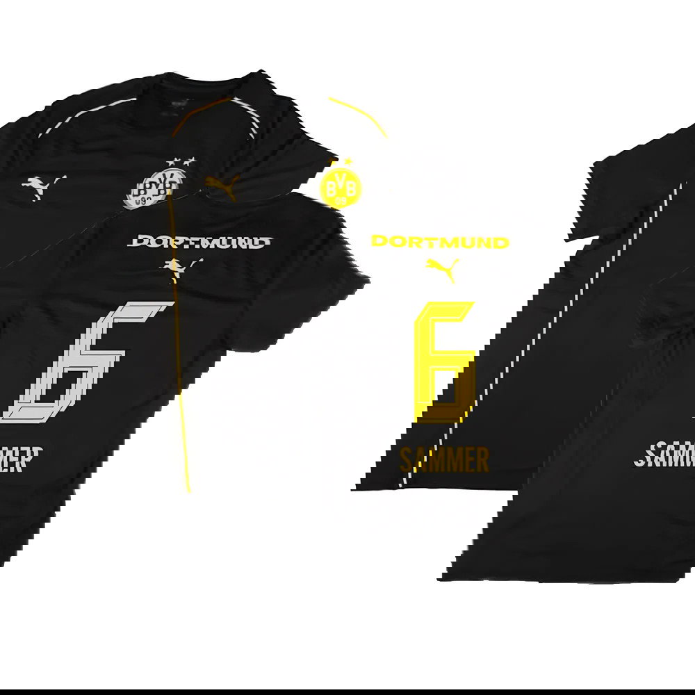 2024-2025 Borussia Dortmund Casuals Tee (Black) (Sammer 6)