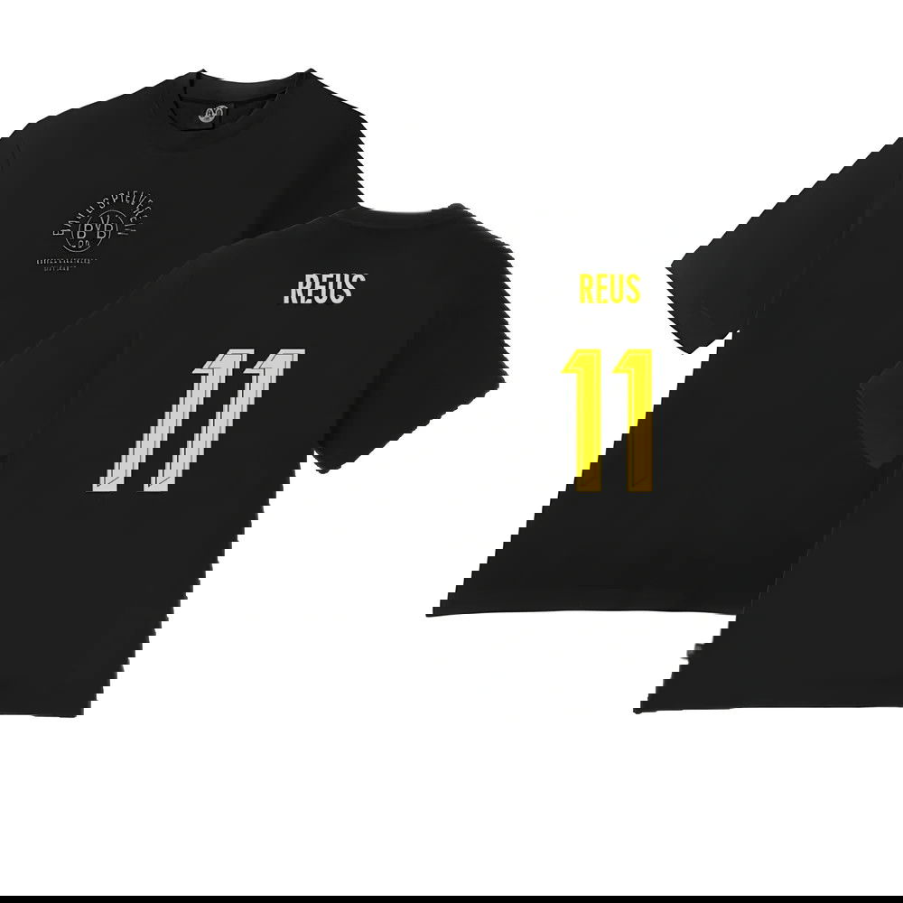2024-2025 Borussia Dortmund ESS Tee (Black) (Reus 11)