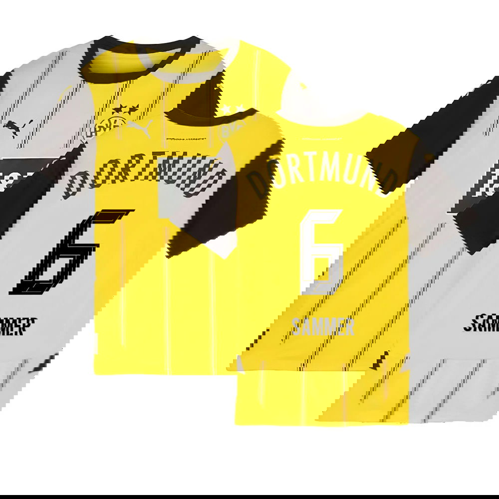 2024-2025 Borussia Dortmund Home Shirt (Kids) (Sammer 6)