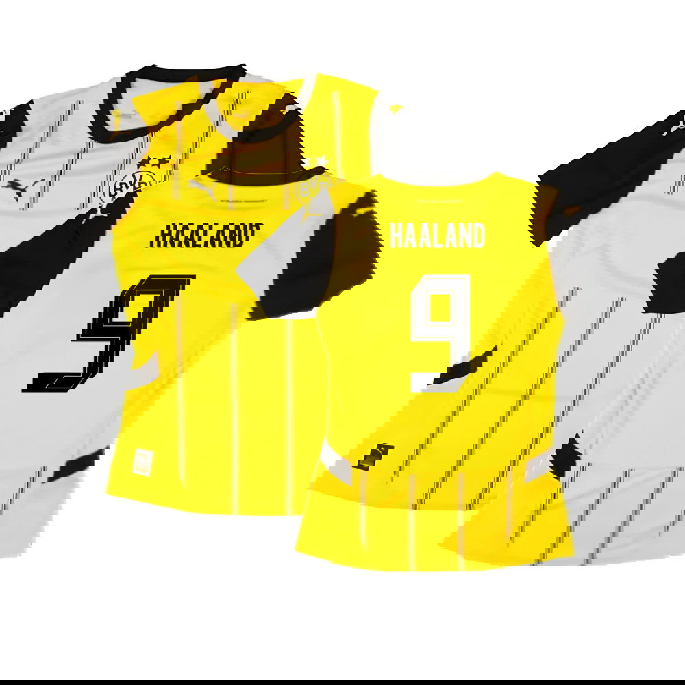 2024-2025 Borussia Dortmund Home Shirt (Ladies) (Haaland 9)