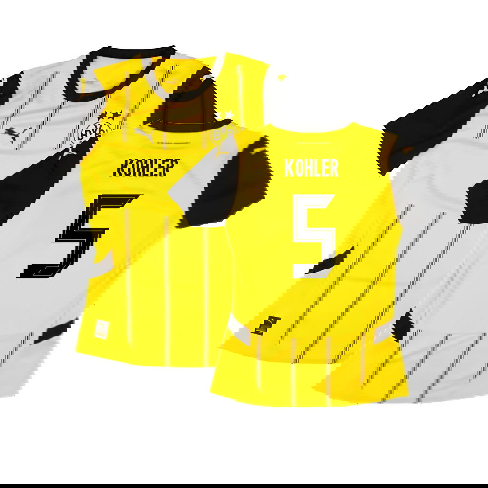 2024-2025 Borussia Dortmund Home Shirt (Ladies) (Kohler 5)