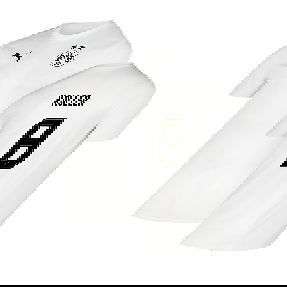 2024-2025 Borussia Dortmund Pre-Match Shirt (White) (Koller 8)