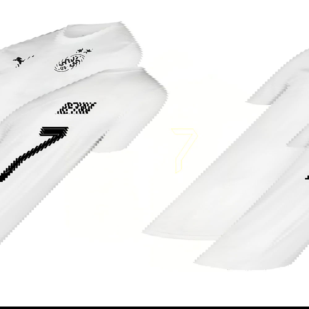 2024-2025 Borussia Dortmund Pre-Match Shirt (White) (Reyna 7)