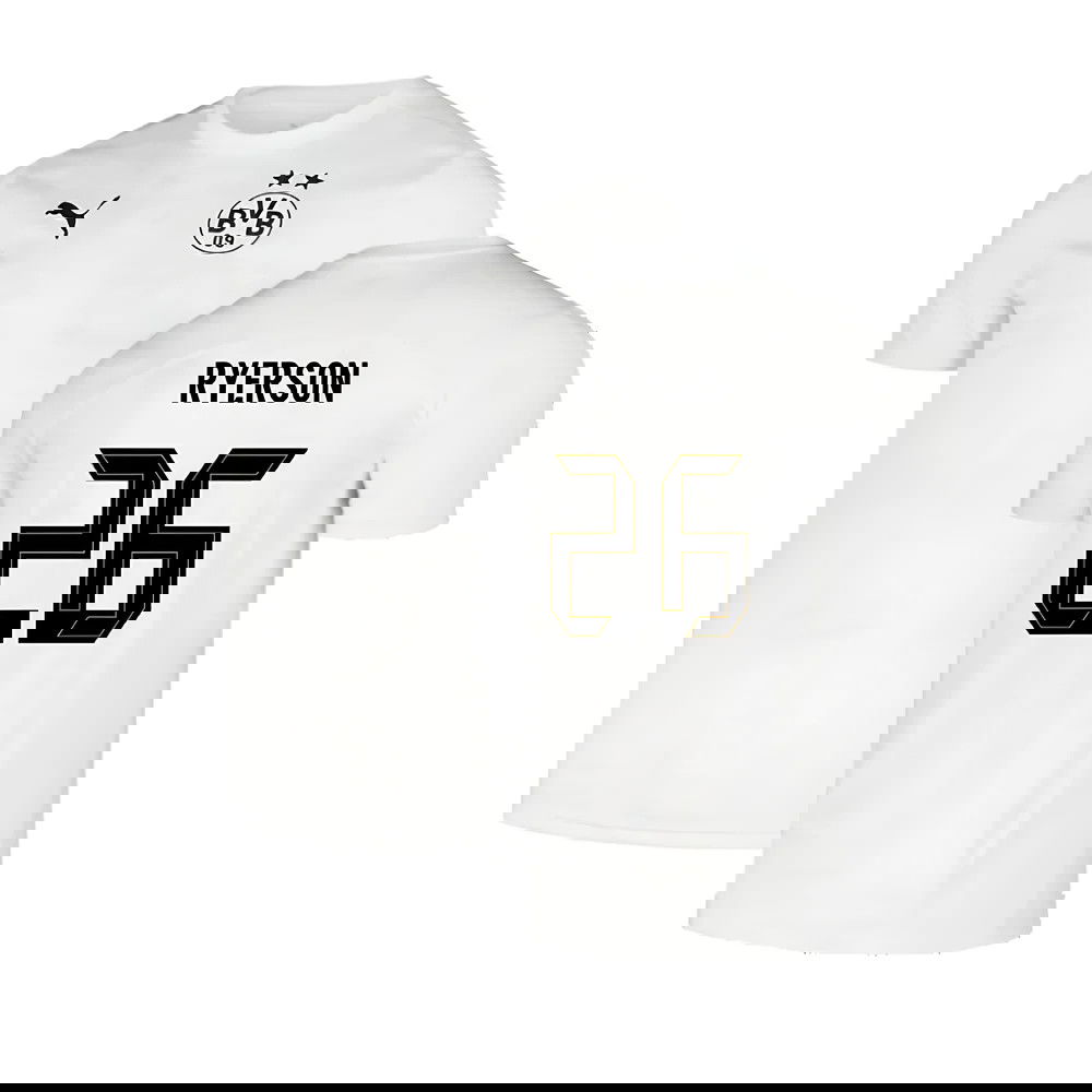 2024-2025 Borussia Dortmund Pre-Match Shirt (White) (Ryerson 26)