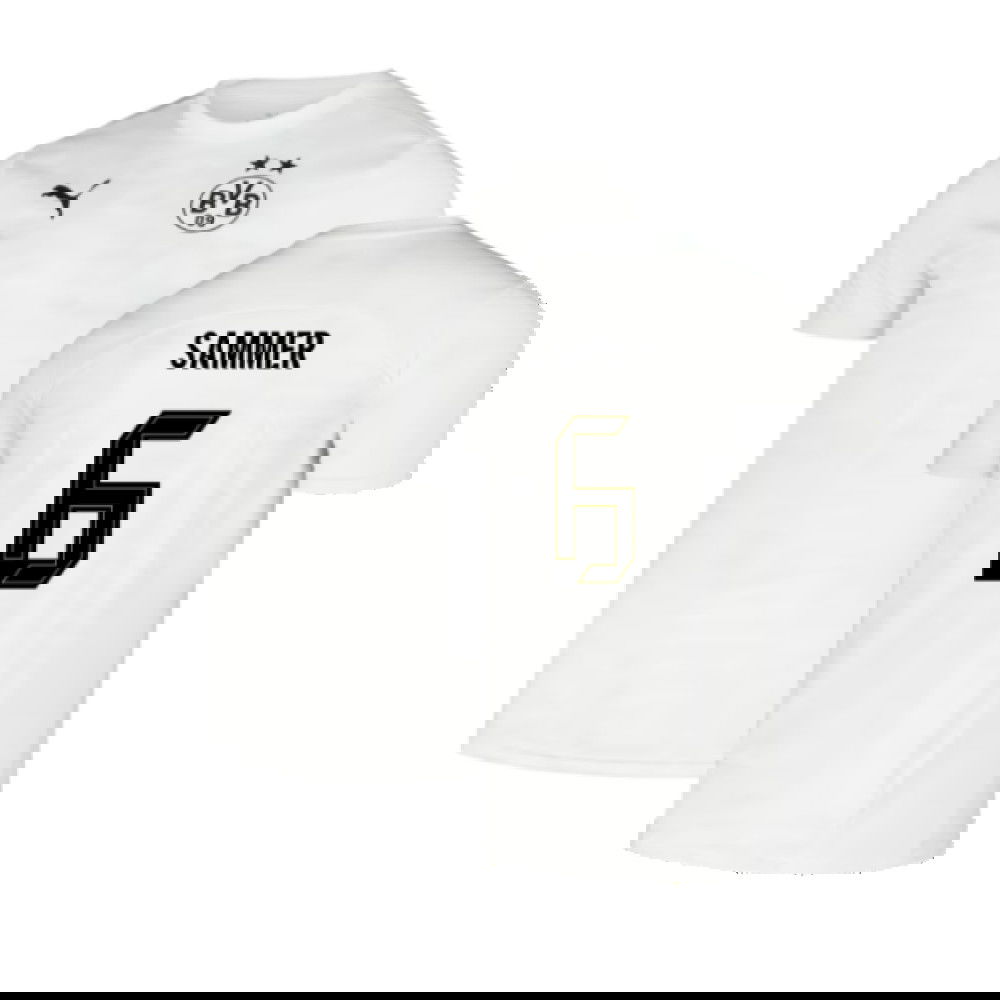 2024-2025 Borussia Dortmund Pre-Match Shirt (White) (Sammer 6)