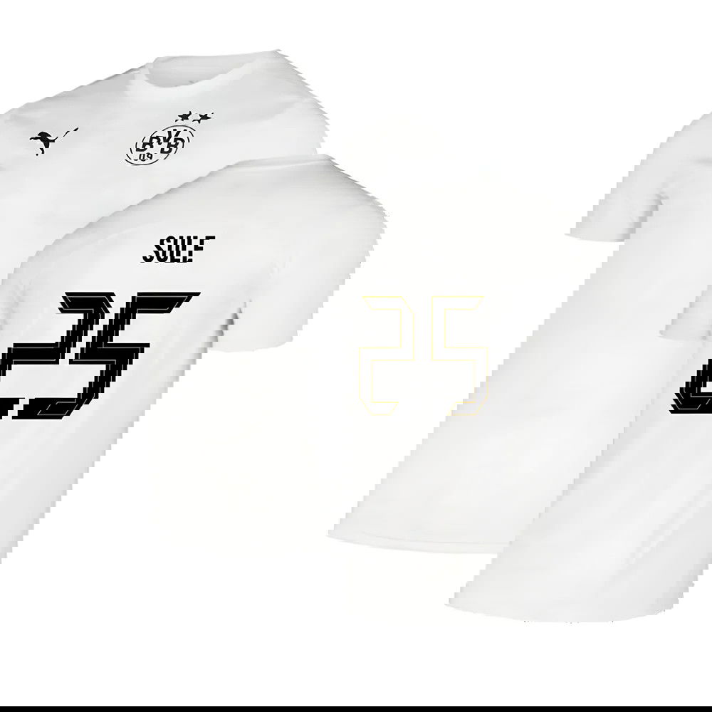 2024-2025 Borussia Dortmund Pre-Match Shirt (White) (Sule 25)