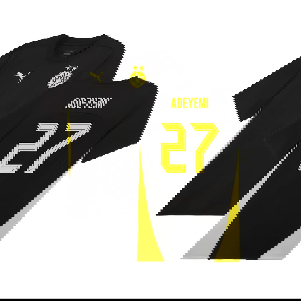 2024-2025 Borussia Dortmund Training Shirt (Black) (Adeyemi 27)