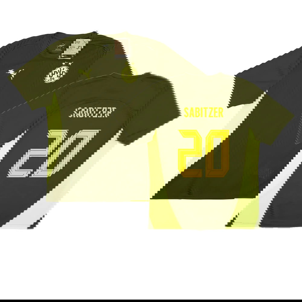 2024-2025 Borussia Dortmund Training Shirt (Myrtle) (Sabitzer 20)