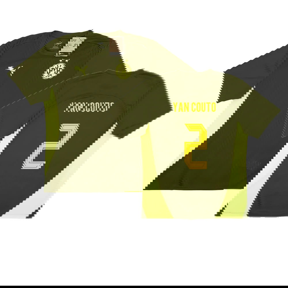 2024-2025 Borussia Dortmund Training Shirt (Myrtle) (Yan Couto 2)