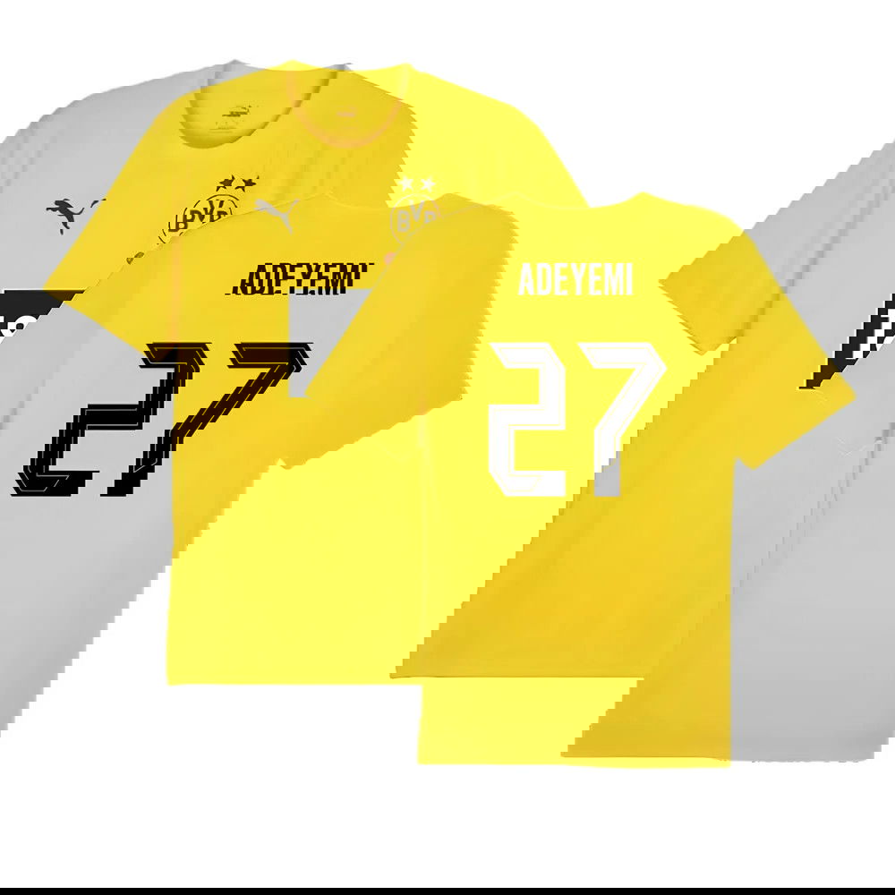 2024-2025 Borussia Dortmund Training Shirt (Yellow) (Adeyemi 27)
