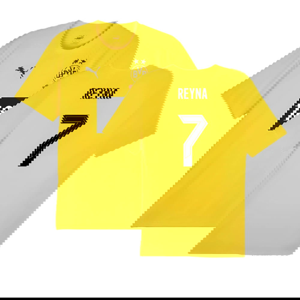 2024-2025 Borussia Dortmund Training Shirt (Yellow) (Reyna 7)