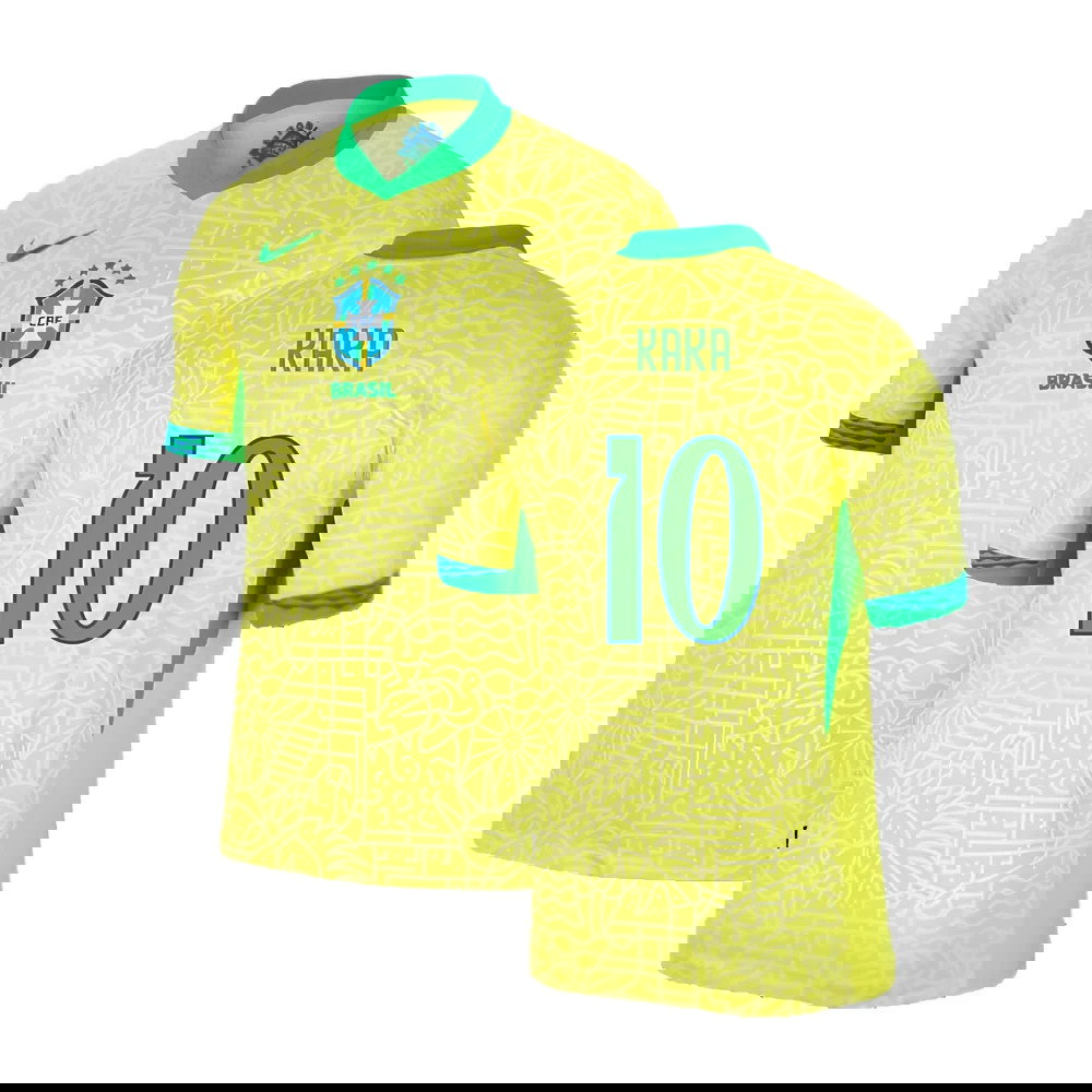 2024-2025 Brazil Home Dri-Fit ADV Match Shirt (Kaka 10)