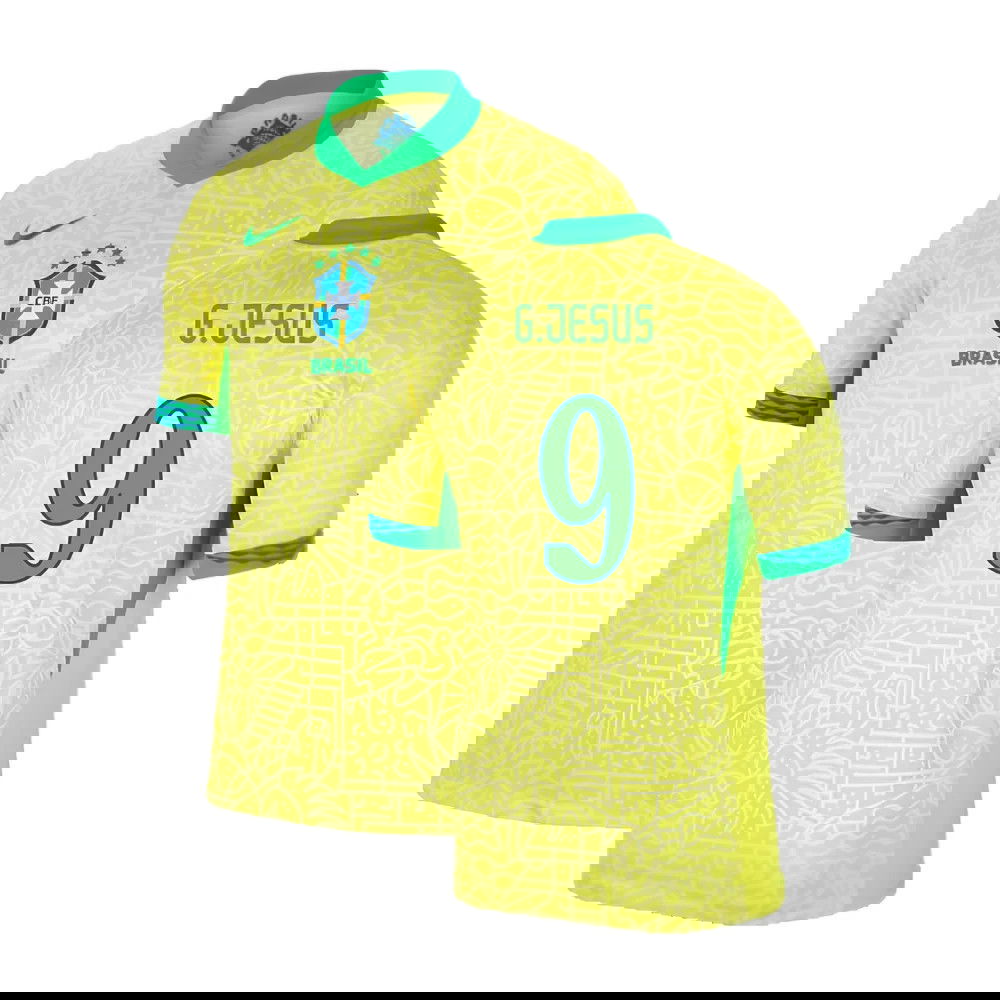 2024-2025 Brazil Home Shirt (G.Jesus 9)
