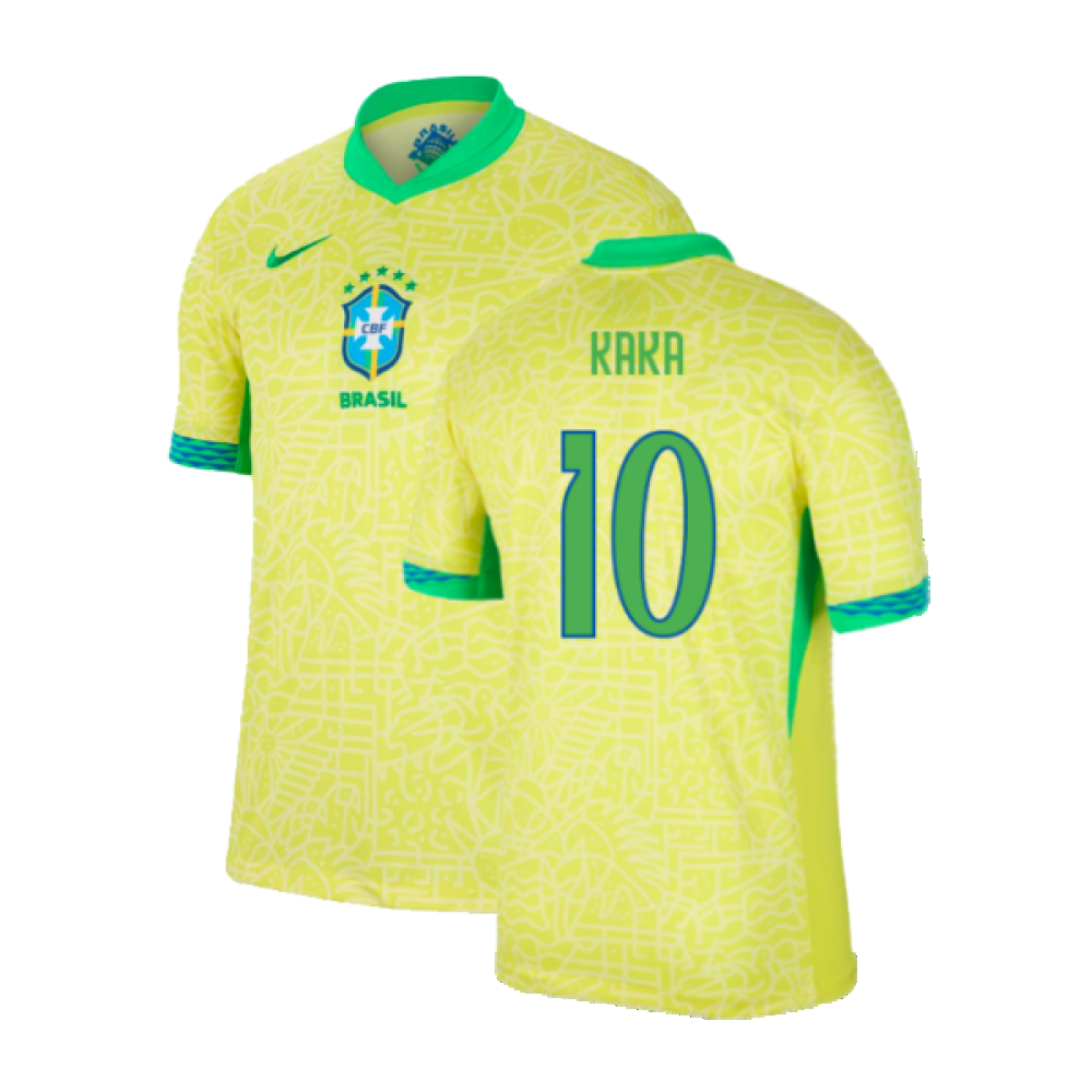 2024-2025 Brazil Home Shirt (Kaka 10)