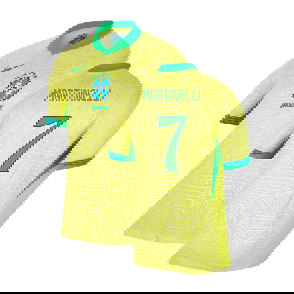 2024-2025 Brazil Home Shirt (Martinelli 7)