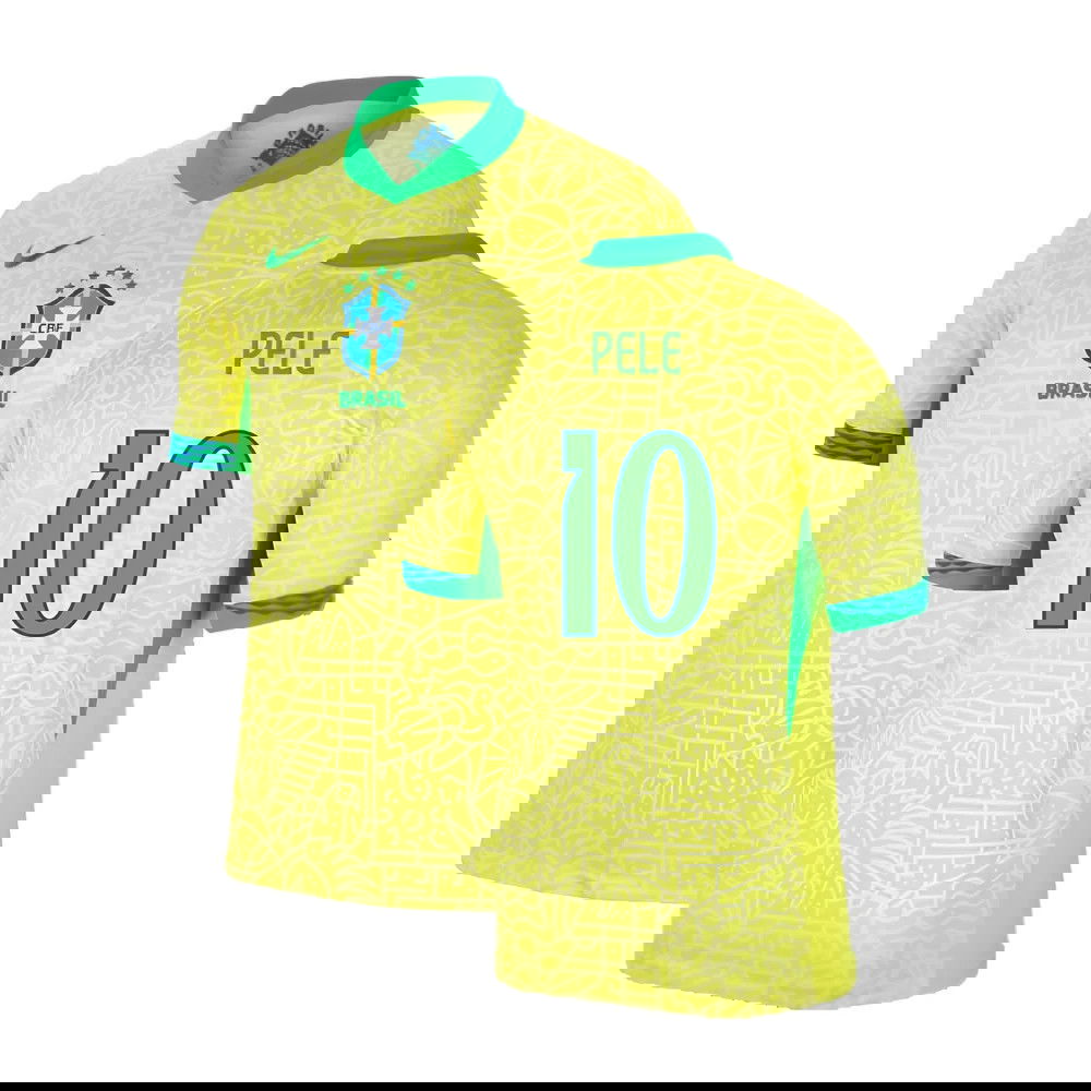 2024-2025 Brazil Home Shirt (Pele 10)