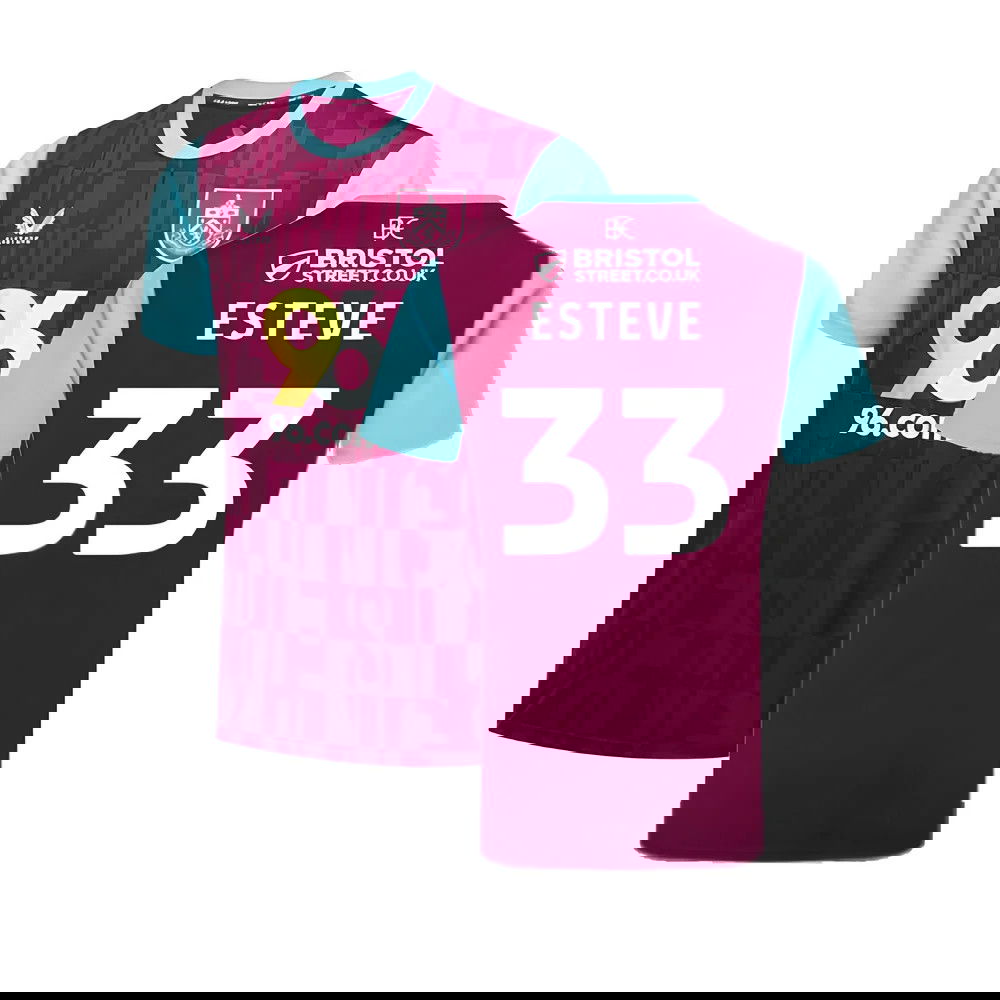 2024-2025 Burnley Home Shirt (Esteve 33)