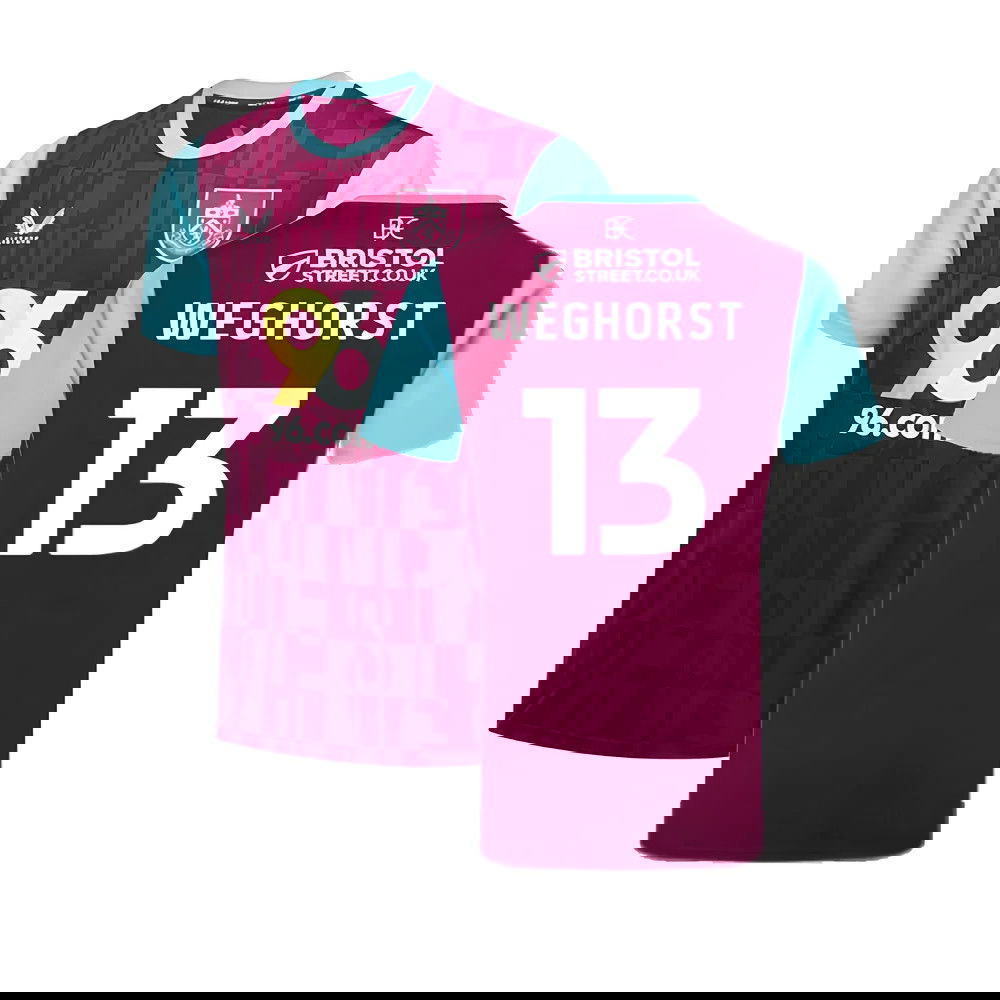 2024-2025 Burnley Home Shirt (Weghorst 13)