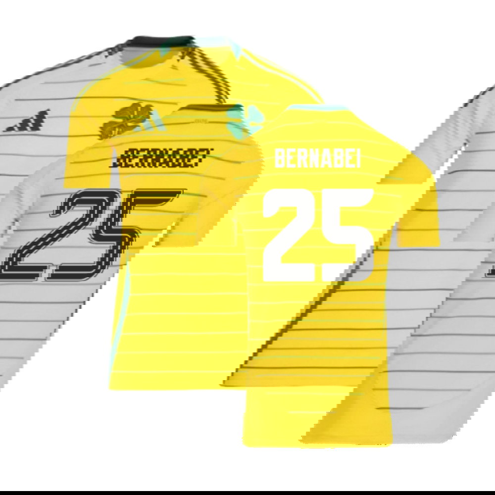 2024-2025 Celtic Away Shirt (No Sponsor) (Bernabei 25)