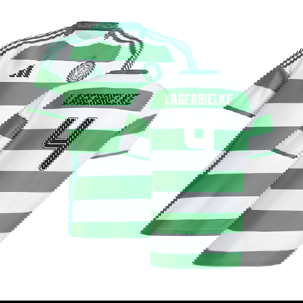 2024-2025 Celtic Home Shirt (Kids) (Lagerbielke 4)