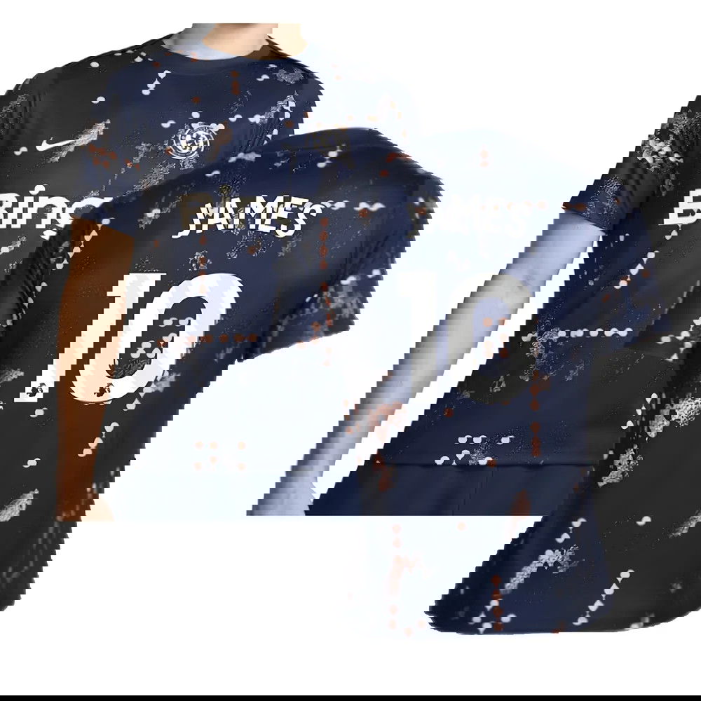 2024-2025 Chelsea Academy Pro Pre-Match Shirt (Obsidian) (James 10)