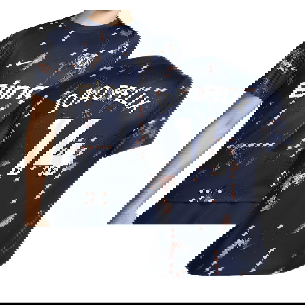 2024-2025 Chelsea Academy Pro Pre-Match Shirt (Obsidian) (Joao Felix 14)