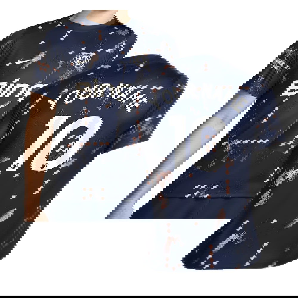 2024-2025 Chelsea Academy Pro Pre-Match Shirt (Obsidian) (Your Name)