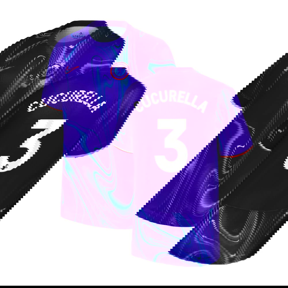 2024-2025 Chelsea Home Authentic Dri-Fit ADV Shirt (Cucurella 3)
