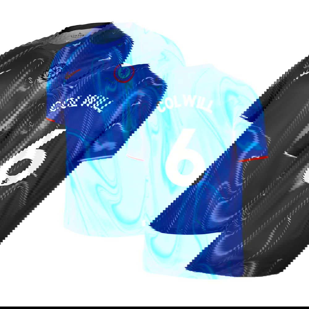 2024-2025 Chelsea Home Shirt (Colwill 6)