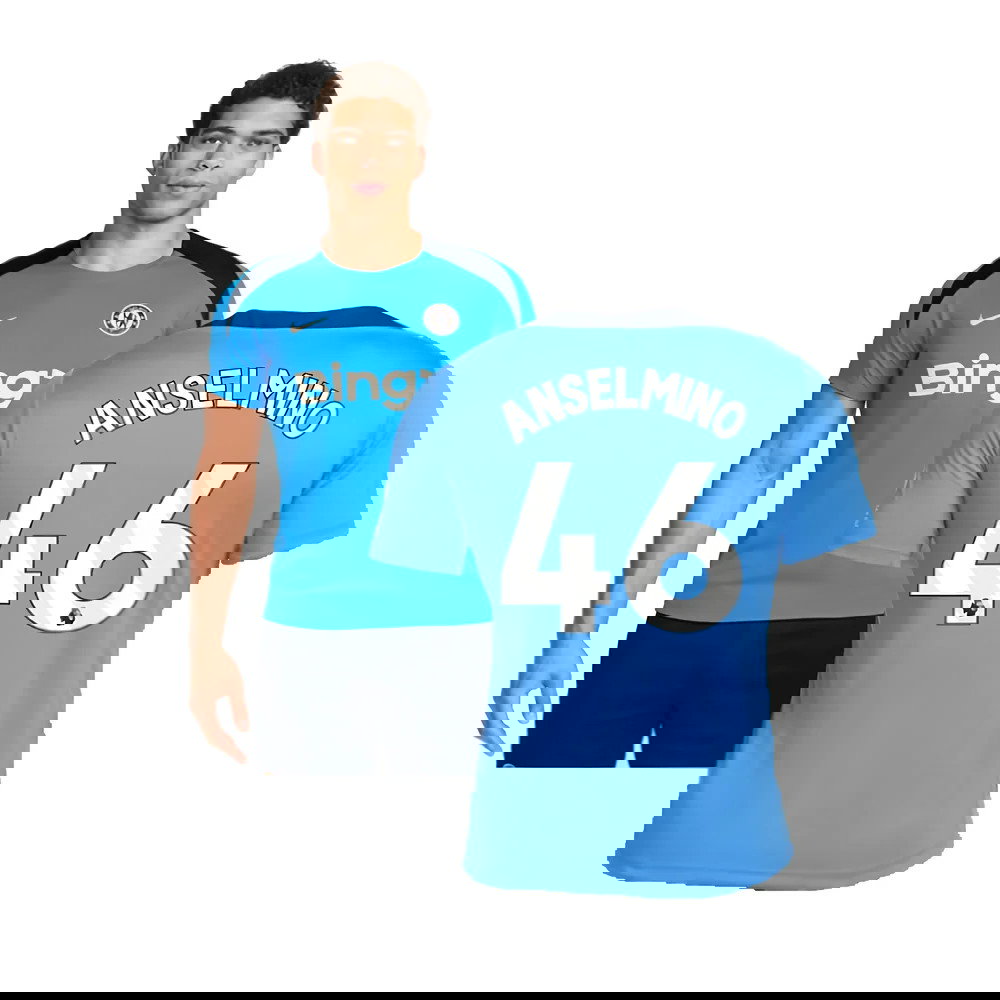 2024-2025 Chelsea Strike Dri-FIT Knit Shirt (Light Photo Blue) (Anselmino 46)