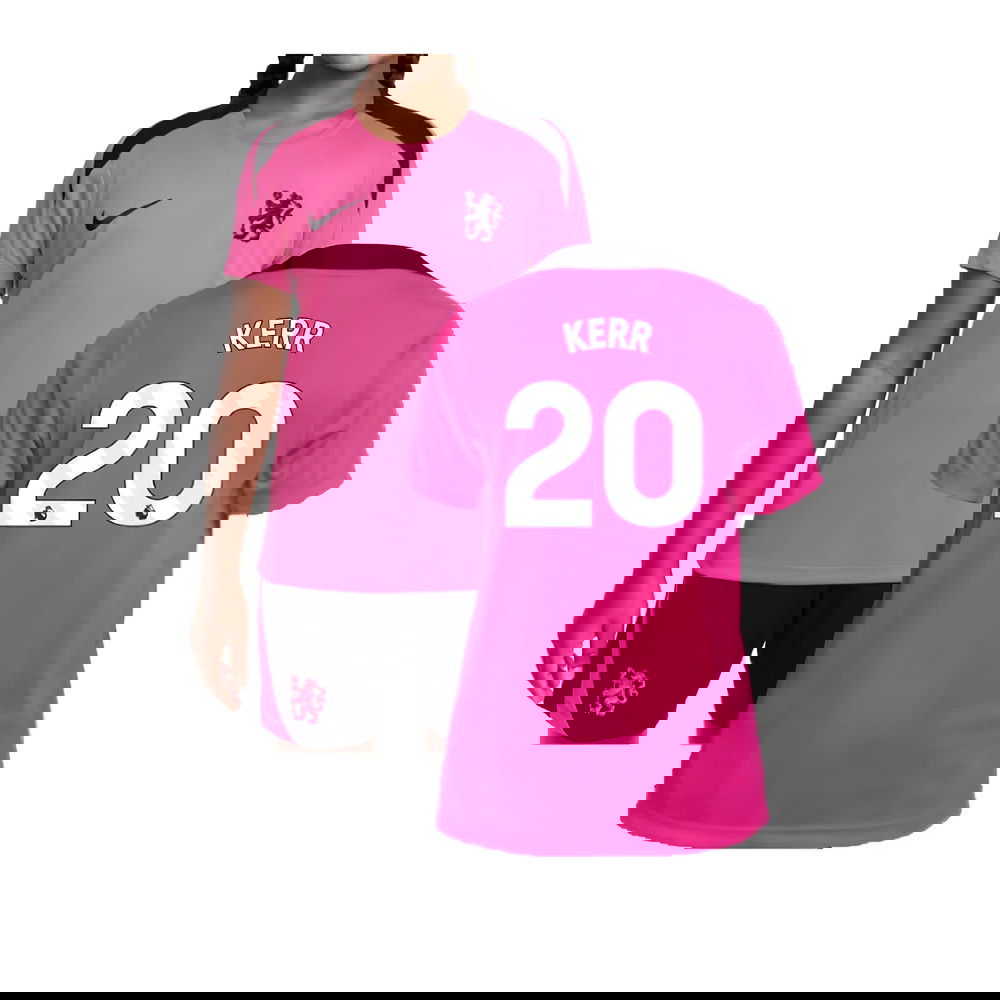 2024-2025 Chelsea Strike Dri-Fit Training Shirt (Pink) - Kids (Kerr 20)